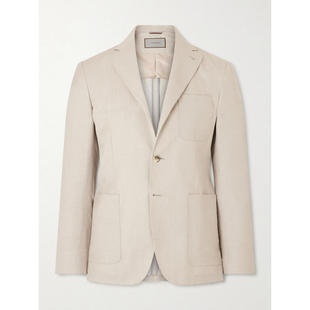 康钠丽 外套 男士 西装 羊毛亚麻混纺 SS26 Canali