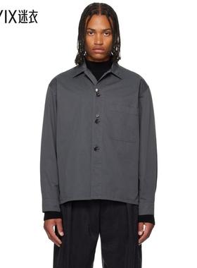 Lemaire 男款灰色 Pyjama 衬衫 迷衣时尚