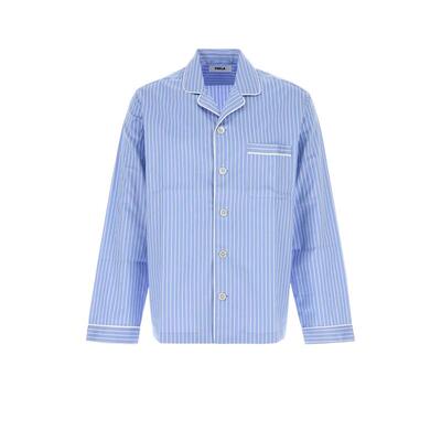 Tekla Fabrics 中性（成人） FW25 衬衫 刺绣棉质缎面衬衫