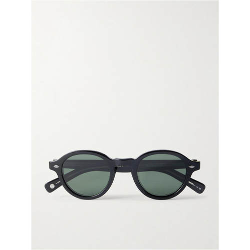 Garrett Leight 男士 FW26 太阳镜 Flipper 圆框醋纤太阳眼镜