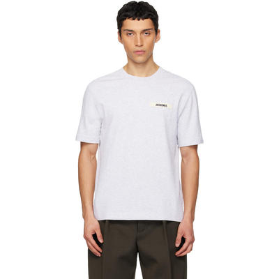 Jacquemus 雅克慕斯 男士 T恤 灰色 The Gros Grain