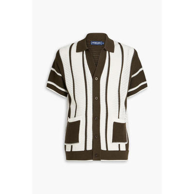 Frescobol Carioca 男士 开衫 Fabricio 条纹钩花棉质针织开衫