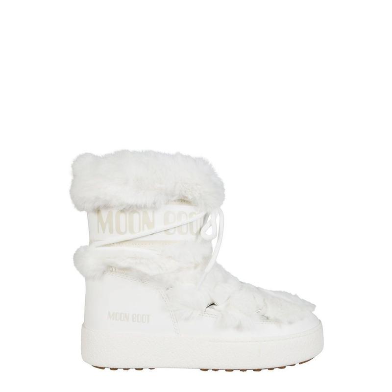 Moon Boot 女士 FW25 靴子 Ltrack 低筒人造毛皮靴
