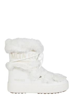 Moon Boot 女士 FW25 靴子 Ltrack 低筒人造毛皮靴