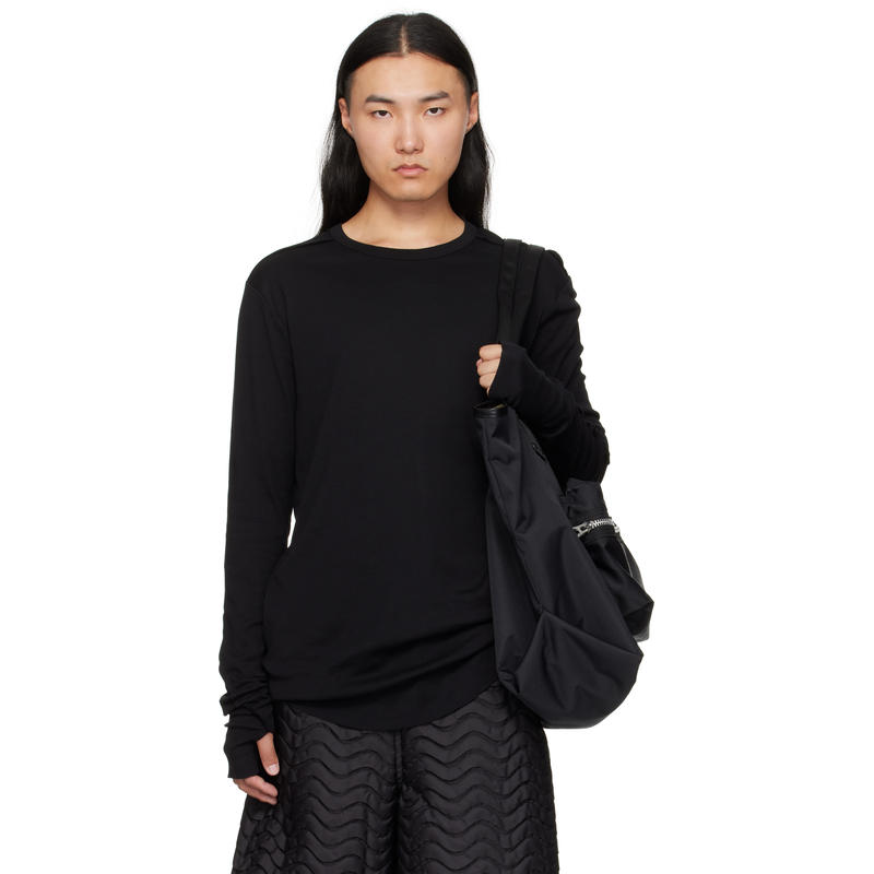 Thom Krom 男士 T恤 黑色 M TS 900 T 恤