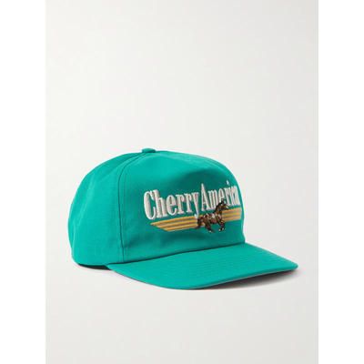 Cherry Los Angeles 男士 棒球帽 American Logo刺绣斜纹棒球帽