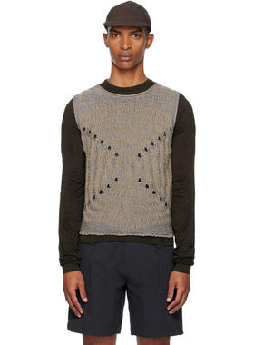 Roa 男士 背心 蓝色  驼色 Vortex Crewneck 马甲