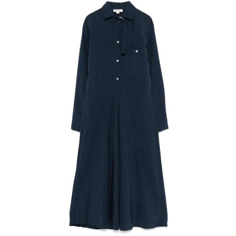 Vince 女士 FW24 中长连衣裙 簡易 D 型環襯衫裙