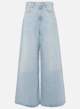 AGOLDE 阿戈尔德 女士 牛仔长裤 Nolan 中腰阔腿牛仔裤