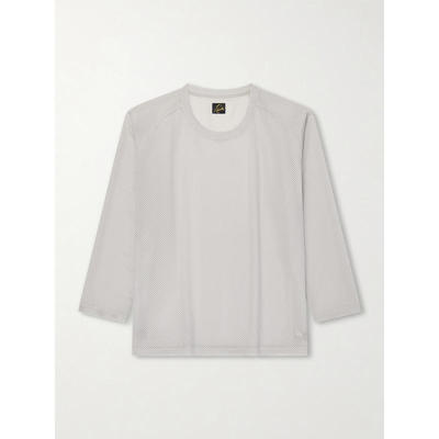 Needles 男士 SS26 T恤 Raschel U领蕾丝