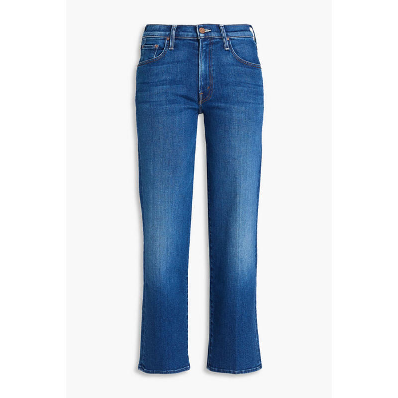 Mother Denim 女士 牛仔长裤 Rambler 中腰直筒牛仔裤