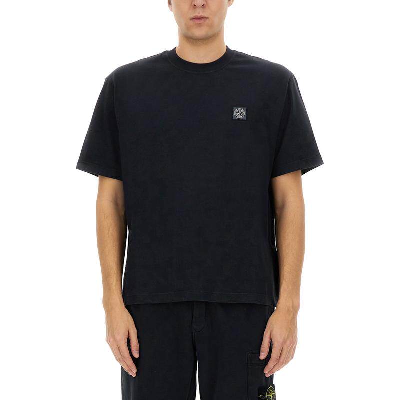 Stone Island 男士 SS25 T恤 带LogoT恤