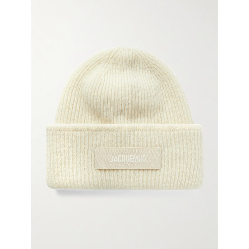 Jacquemus 女士 毛线帽 Le Bonnet 罗缎边罗纹针织小便帽