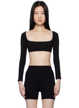 Gil Rodriguez 女士 T恤 黑色 El Tigre Chiquito Crop T 恤