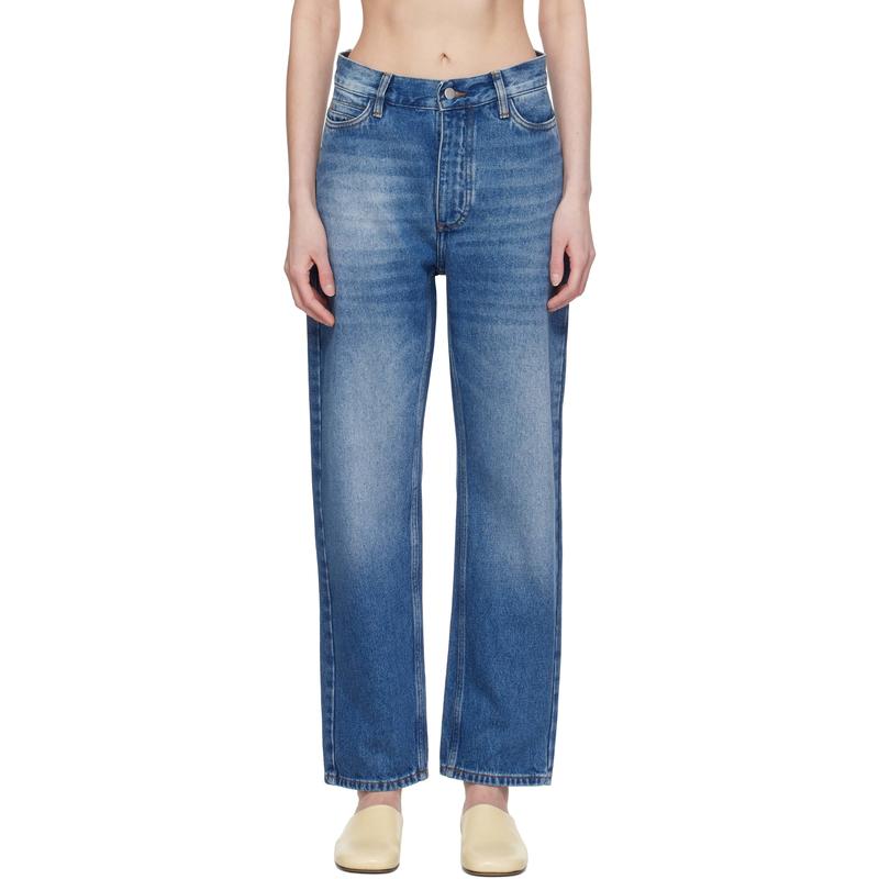 Studio Nicholson 女士 牛仔长裤 蓝色 Ruthe 牛仔裤