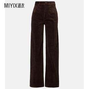 迷衣时尚 Polo 高腰棉质灯芯绒阔腿裤 Lauren拉夫劳伦女款 Ralph