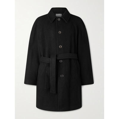 AMOMENTO 男士 SS26 大衣 束带羊毛混纺