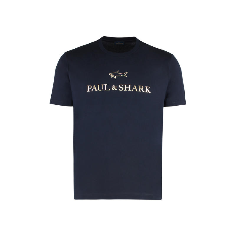 Paul  Shark 男士 FW25 T恤 標誌印花 T 卹