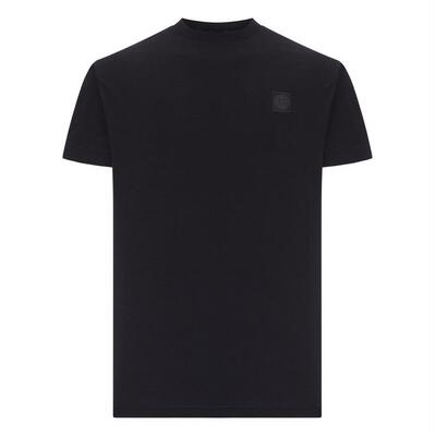 Stone Island 石头岛 男士 T恤 Stone Island 徽标贴饰圆领 T 恤