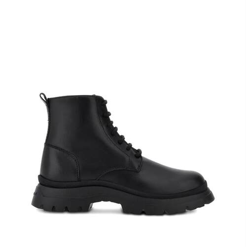Hogan 霍根 男士 FW25 靴子 H692 绑带皮质拉链