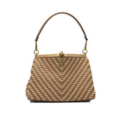 Etro 女士 SS26 单肩包 中型編織 Vela 包