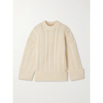 CO-collections 女士秋冬新品 毛衣 宽松款粗线针织羊毛混纺毛衣