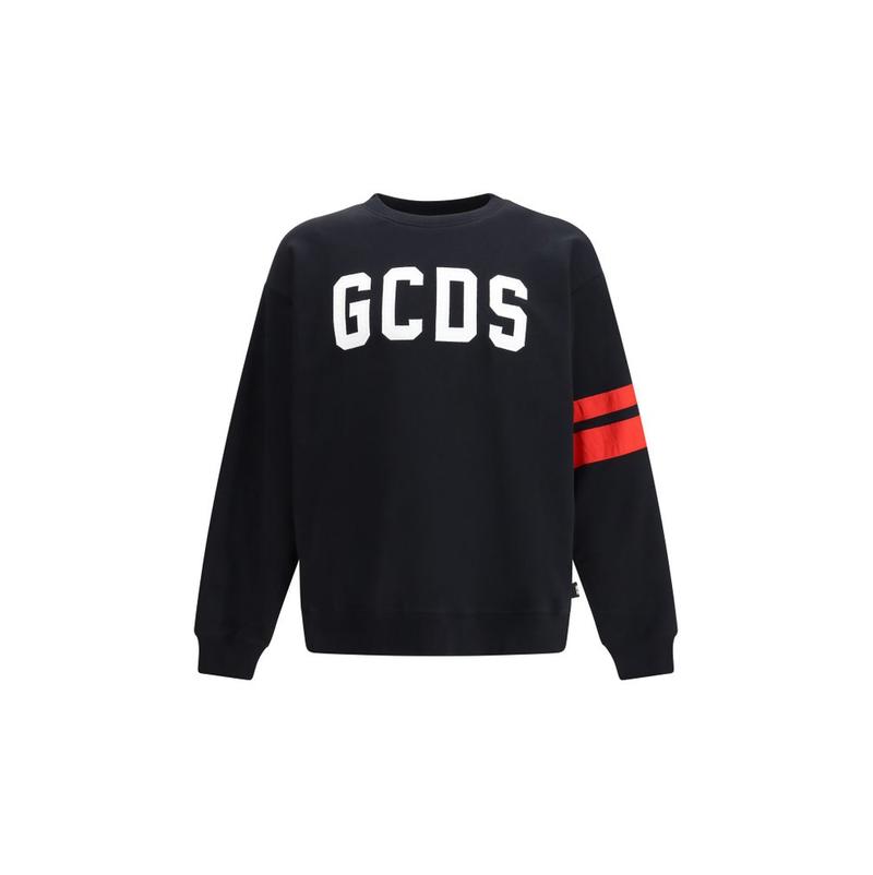 GCDS 男士 SS26 卫衣 标志带圆领运动衫图片