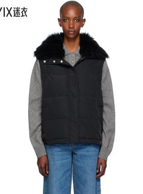 Yves Salomon  女 黑色 Ultralight 羽绒夹克 迷衣时尚