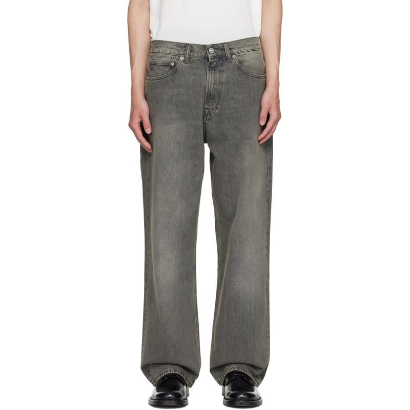 Our Legacy 男士 牛仔长裤 灰色 Third Cut 牛仔裤
