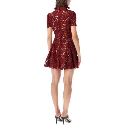 Self-Portrait 女士 FW26 短款连衣裙 蕾丝迷你连衣裙