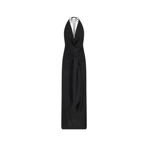 Federica Tosi 女士 SS26 中长连衣裙 黑色连衣裙