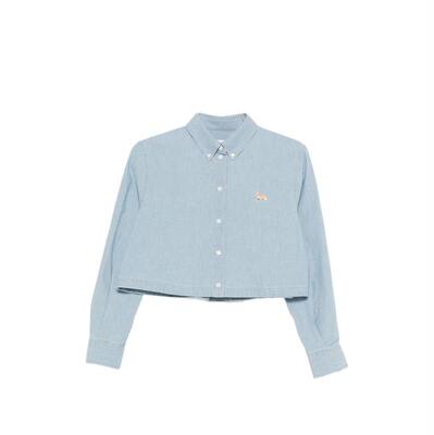 Maison Kitsuné 女士 SS26 衬衫 MAISON KITSUNE' Clear 蓝色