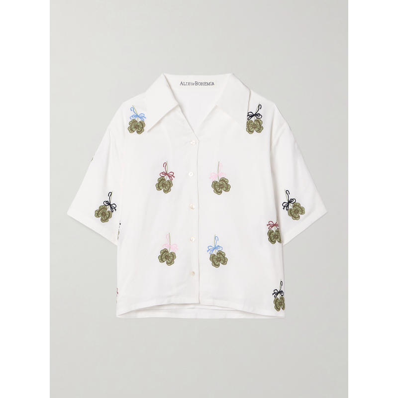 Alix Of Bohemia 女士 衬衫 Stevie TENCEL™-twill 刺绣衬衫
