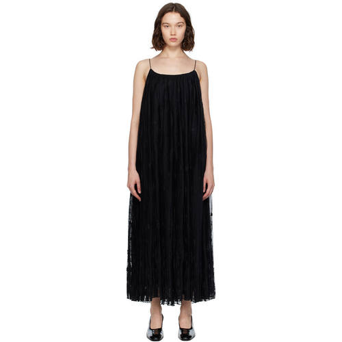 Totême 女士 中长连衣裙 TOTEME 黑色 Floral Tulle 连衣裙