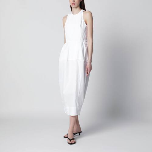Róhe 女士 SS26 连衣裙 白色中长棉质