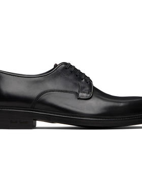 Paul Smith 男士 休闲皮鞋 黑色 Leather Magnum 德比鞋