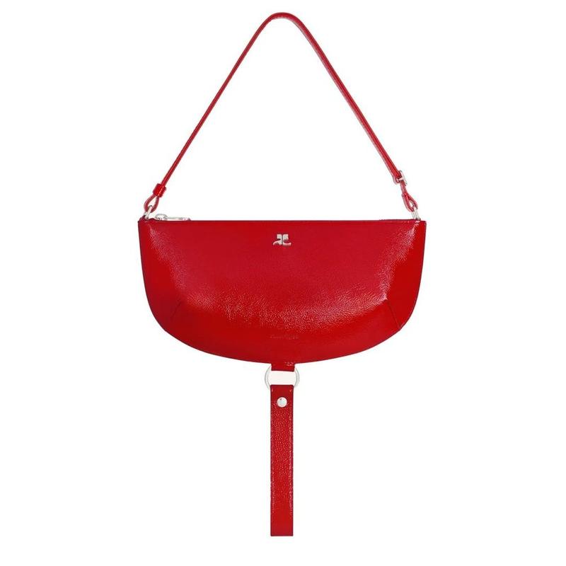 Courrèges 女士 FW25 单肩包 Holy Eclipse Naplack 皮革包