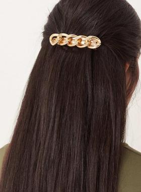 Designb London 女士 发夹 DesignB barette 伦敦链条发卡(金色)