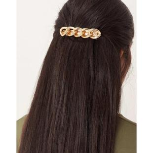 Designb London 女士 发夹 DesignB barette 伦敦链条发卡(金色)