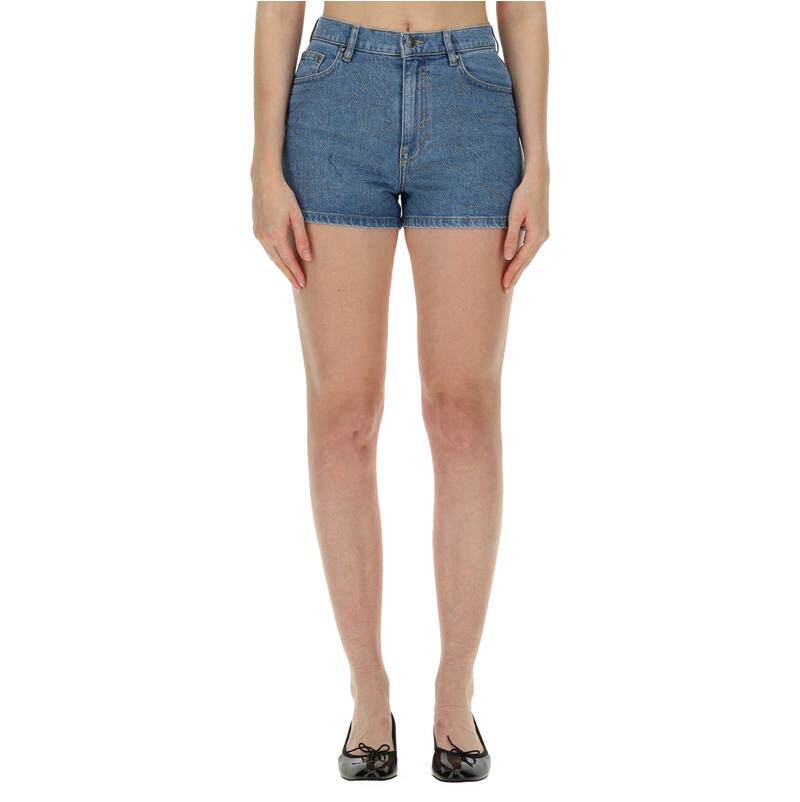 ROTATE 女士 FW24 牛仔短裤官网直邮进口