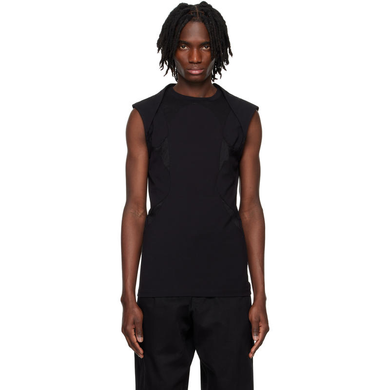 Heliot Emil 男士 背心 黑色 Evolute 背心