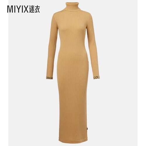 Goldbergh 女款Mireille 罗纹针织长款连衣裙 迷衣时尚