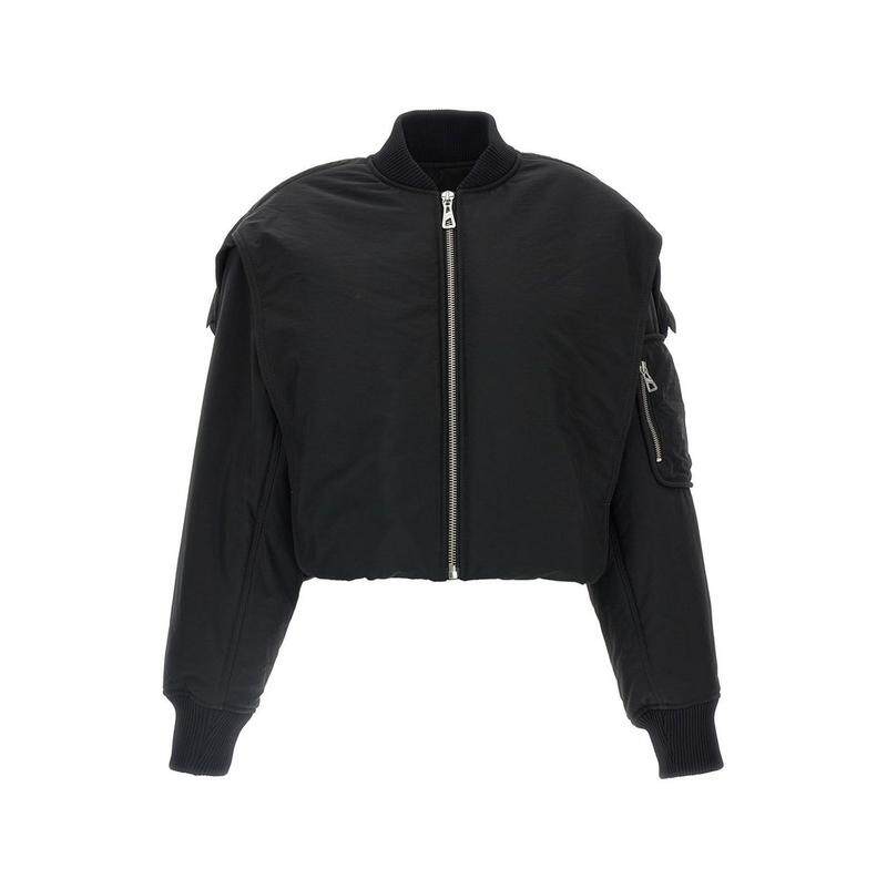 Jean Paul Gaultier 高缇耶 女士 夹克 黑色 The Hooded 飞行员