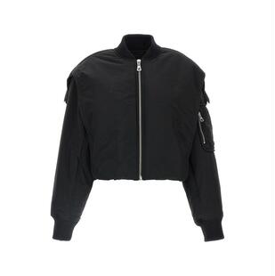 Jean Paul Gaultier 高缇耶 女士 夹克 黑色 The Hooded 飞行员