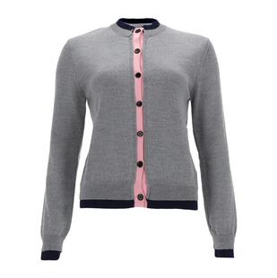 MSGM 女士 SS26 毛衣 CON DETTAGLIO DOPPIO BORDO 针织开衫