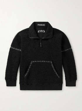 MANAAKI 男士 SS26 卫衣 Ari 抓绒半拉链卫衣