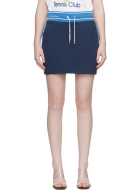 Casablanca 女士 迷你裙 海军蓝 Punto 半身裙