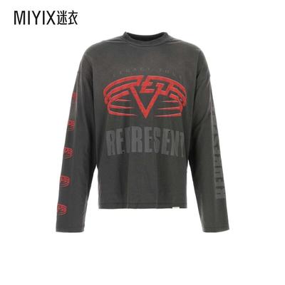 [秋冬新品]Represent 男款深灰棉混纺T恤 迷衣时尚