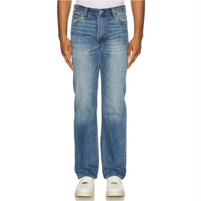 Levi's 李维斯 男士 牛仔长裤 蓝色 555 Relaxed Straight 牛仔裤