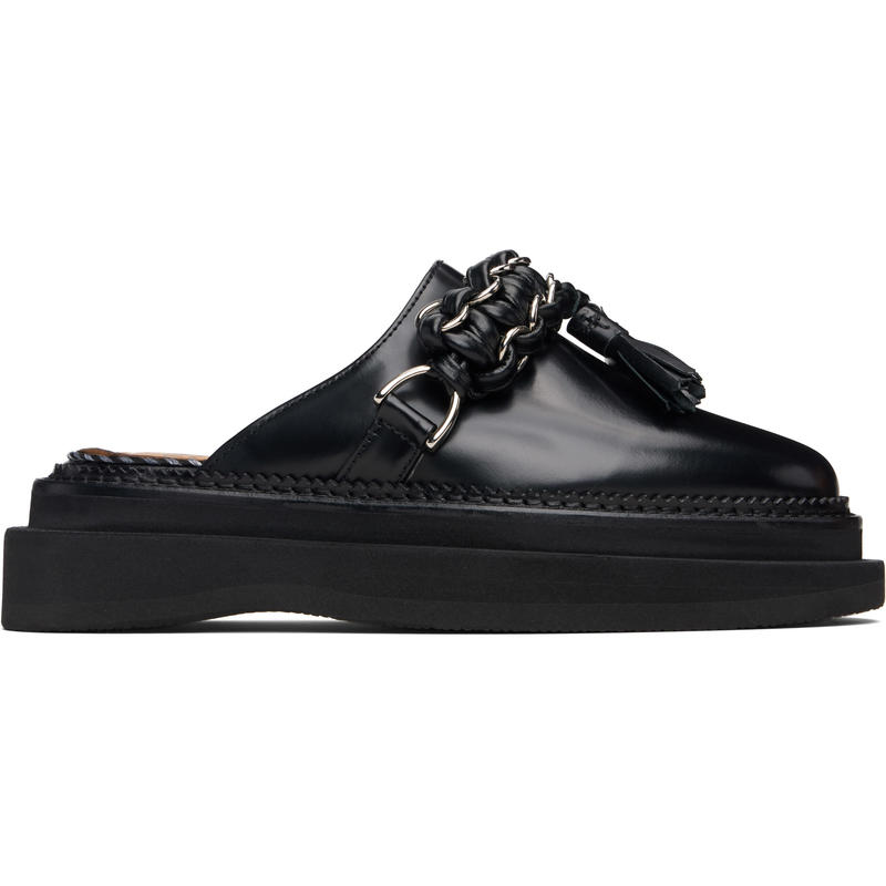 Toga 女士 穆勒鞋 黑色 Leather Slip-on 穆勒鞋